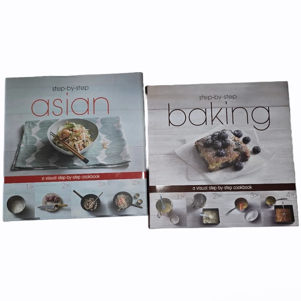 Step-by-Step Cookbook Set -‎ Asian and Baking